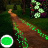 GLOW-IN-THE-DARK GARDEN PEBBLES