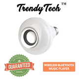 TRENDYTECH™ - WIRELESS BLUETOOTH MUSIC PLAYER + CUSTOMIZABLE RGB LIGHT BULB 100% SATISFACTION GUARANTEED!