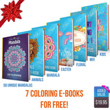 100 Unique no Duplicates Gel Pens with FREE Coloring E-Books!